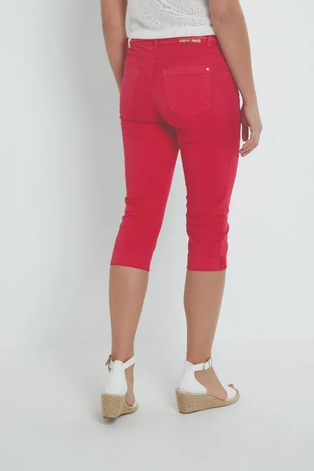 Para Mi broek: Grace Casual Cotton L20 Raspberry, 3/4 broek ( PARA.269 )