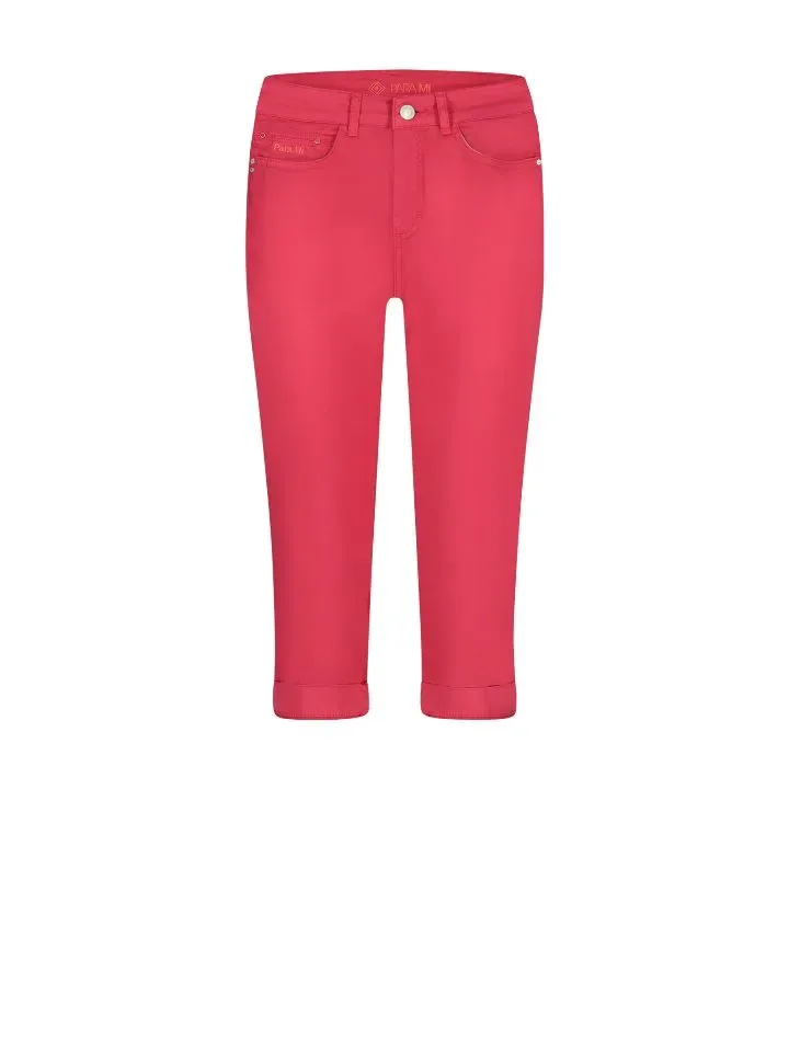 Para Mi broek: Grace Casual Cotton L20 Raspberry, 3/4 broek ( PARA.269 )