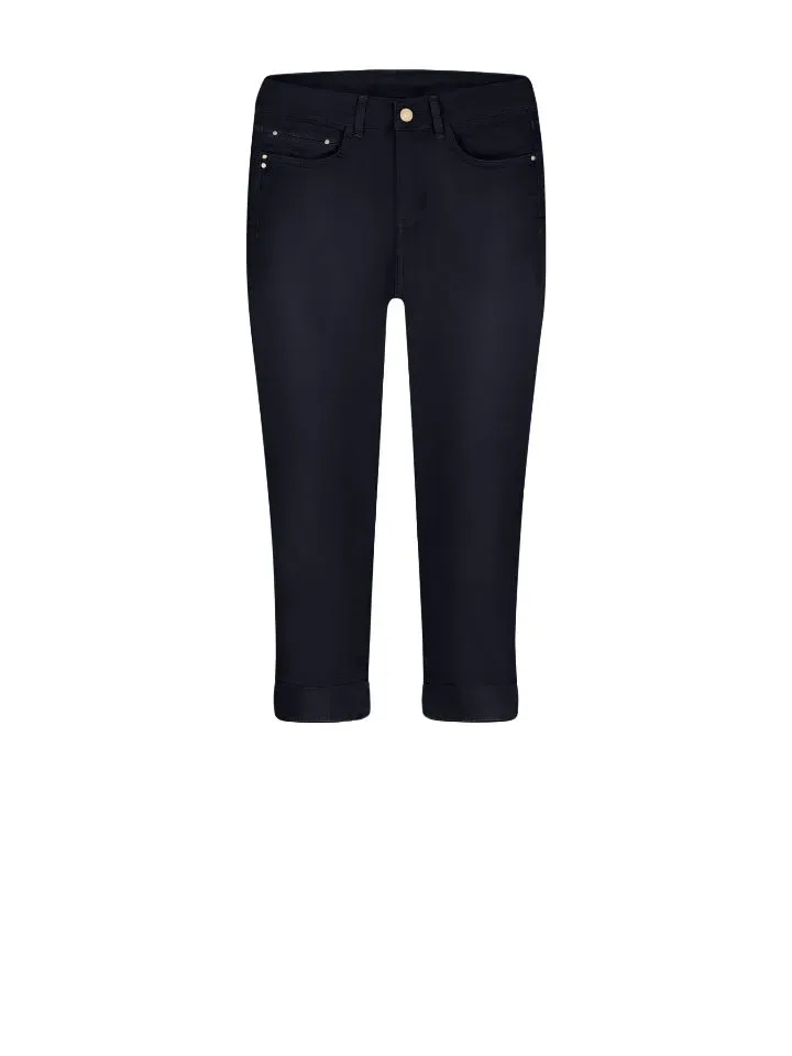 Para Mi broek: Grace Casual Cotton L20 Navy, 3/4 broek ( PARA.278 )