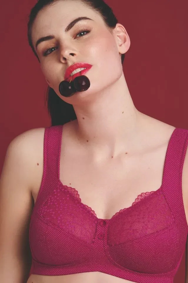 Anita BH zonder beugel: Orely, Cherry rood, europese maten  ani.216