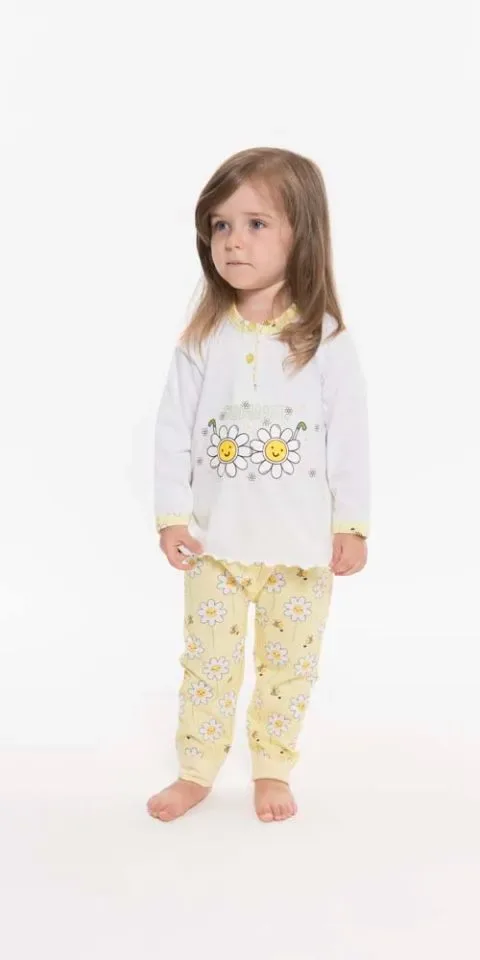 Gary meisjes pyjama: Bloemen motief ( GARY.78 )