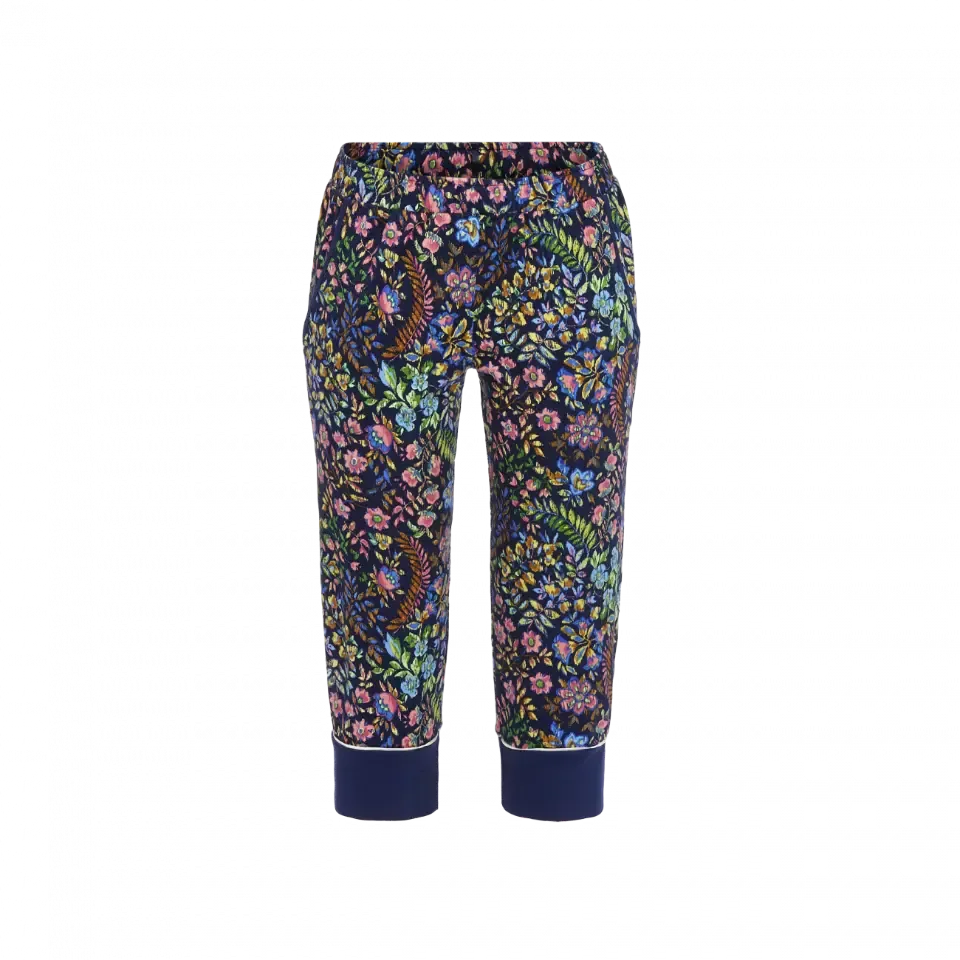 Ringella Bloomy: pyjama dames, shirt korte mouw - Capri broek ( RIN.414 )