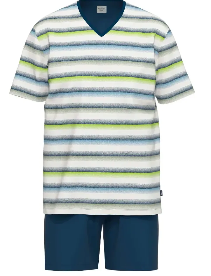 Ammann Heren pyjama: Korte mouw / short ( AMM.525 )