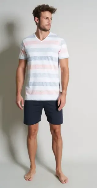 Tom Tailor Pyjama: Korte mouw/ short ( TOM.19 )