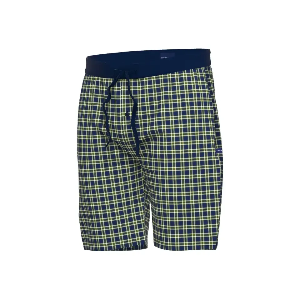 Tom Tailor Heren Pyjama: Effen shirt / carree broek ( TOM.18 )