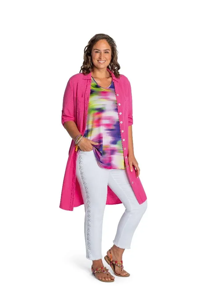 Kj Brand kleed / tuniek: Linnen tot maat 50 ( duitse maten ) ( BRA.287 )