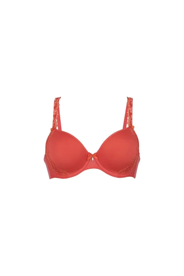 Rosa Faia Spacer BH: Colette, Flame kleur, Europese Maten ( ANI.225 / ANI.223 / ANI.226 )
