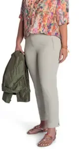 KJ Brand Dames broek: Beige, Jenny Cropped, elastiek in de lenden ( BRA.285 )