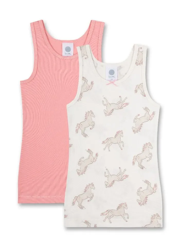 Sanetta Meisjes singlet: Duopack san.41
