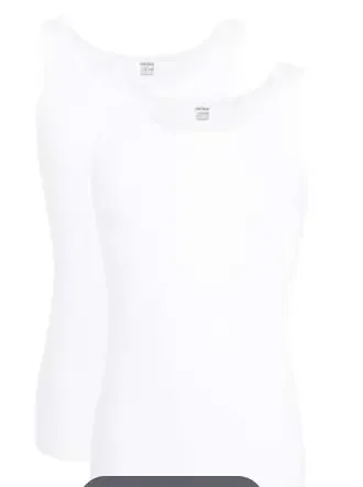 Ceceba Heren onderhemd: singlet, duopack, 100% katoen ( CEC.11 )