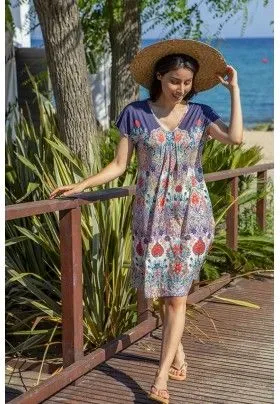 Mitjans zomerkleedjes: multicolor ( MIT.86 )