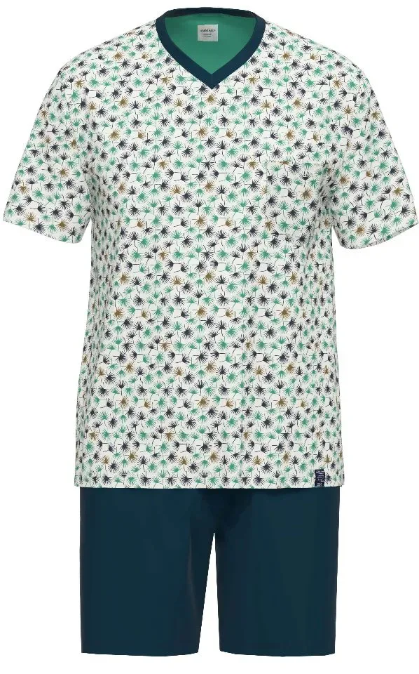 Ammann Heren Pyjama: Korte mouw, short; tot 4XL ( AMM.536 )