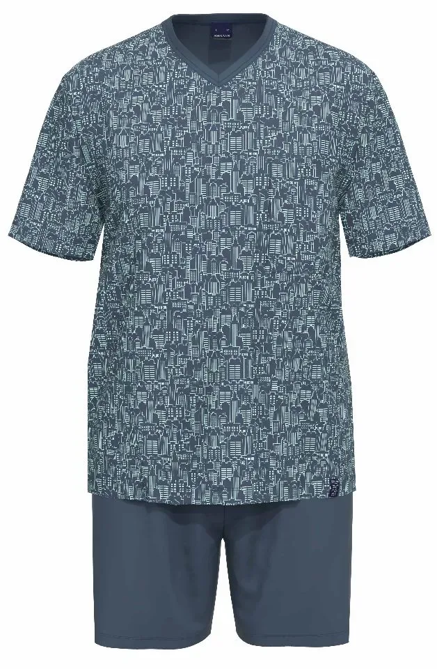 Ammann Heren Pyjama: Modal / katoen ( AMM.553 )