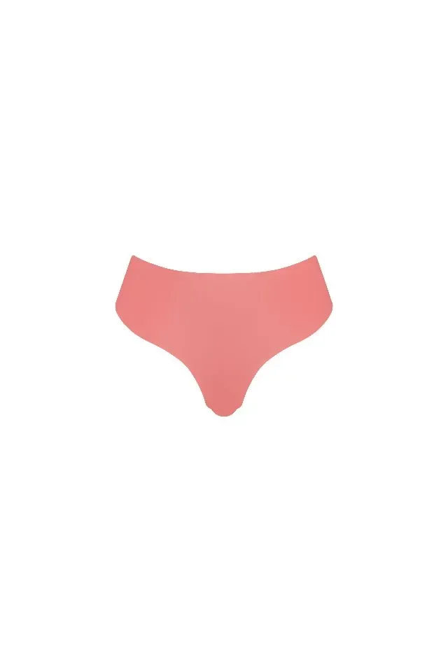Louisa Bracq Slip naadloos: Maxi, Cotton skin, Terracota ( SEC.371 )
