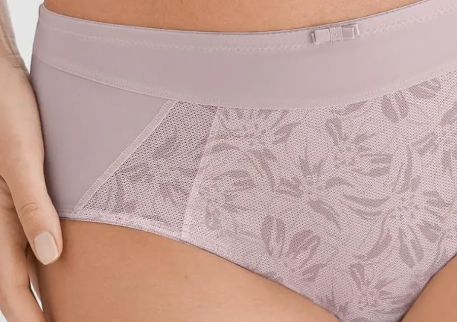 Felina Slip: Mesh Ilusion: Purple Lotion, Midi model, naadloos ( FEL.675 )