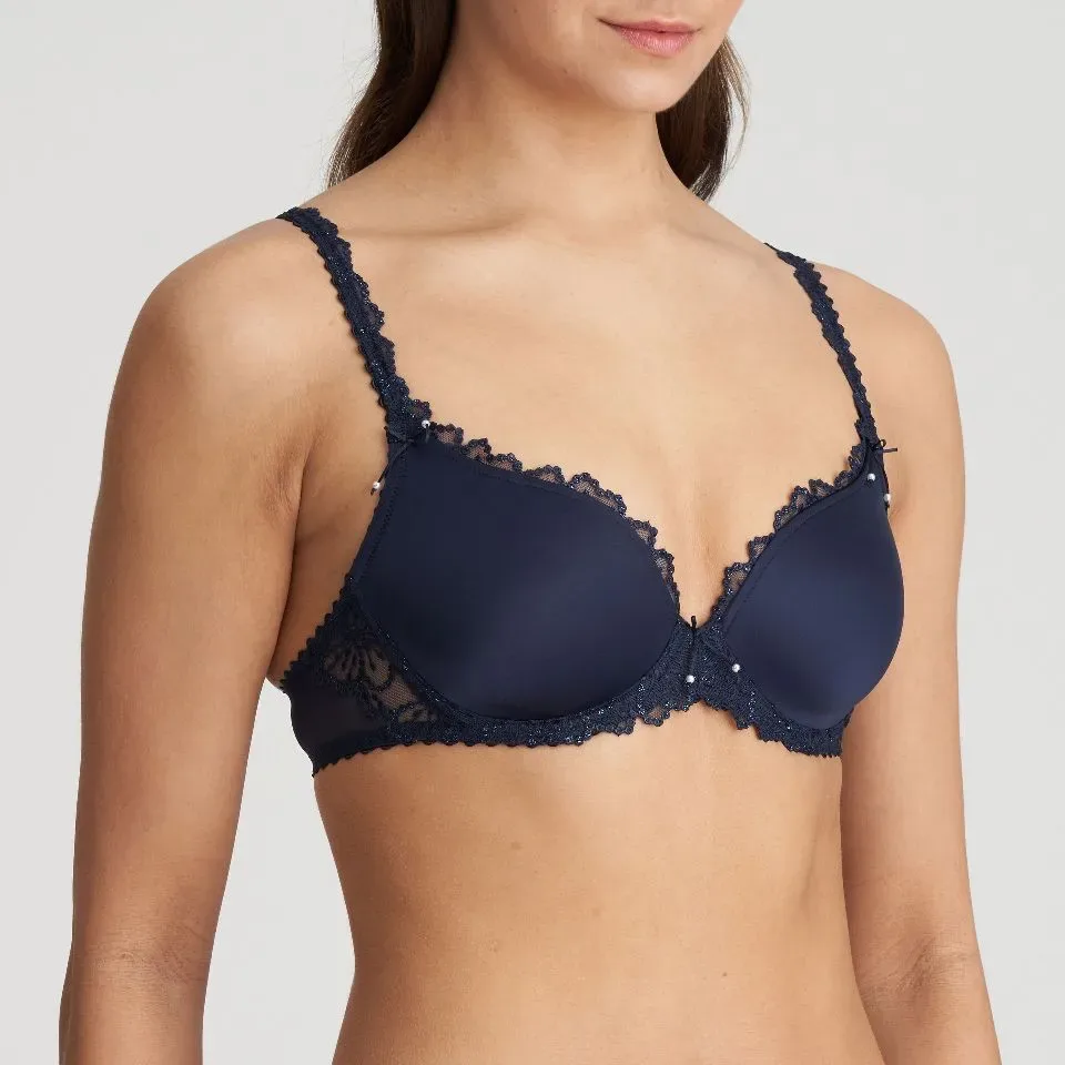Marie Jo Voorgevormde BH: Jane, Heartshape, Velvet blue, Europese Maten ( MJO.70 )