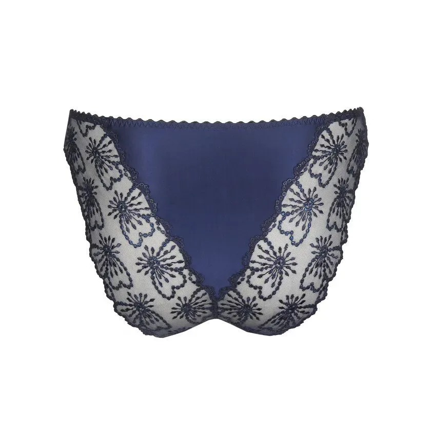 Marie Jo Italian Slip: Jane, Velvet Blue ( MJO.73 )