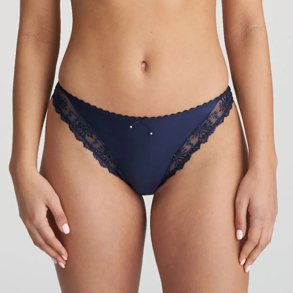 Marie Jo Italian Slip: Jane, Velvet Blue ( MJO.73 )