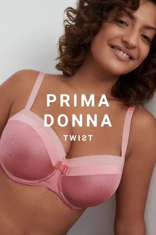 Prima Donna Twist Balconette bh: Glow, Ballet Pink, Europese Mate, 5 pdo.96 °