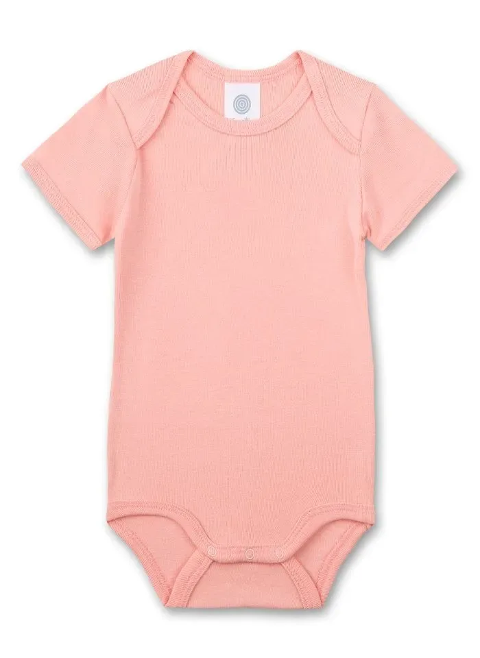 Sanetta romper meisjes: Girafmotief, korte mouw, duopack ( SAN.46 )