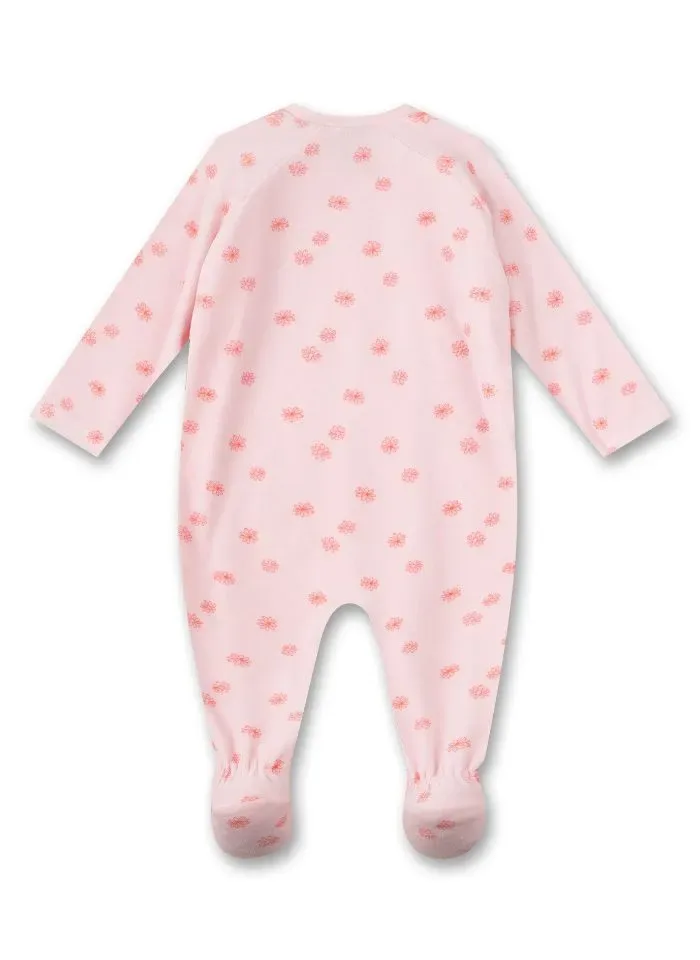 Sanetta pyjama baby meisjes: overall, Velours, met voetjes ( SAN.64 )