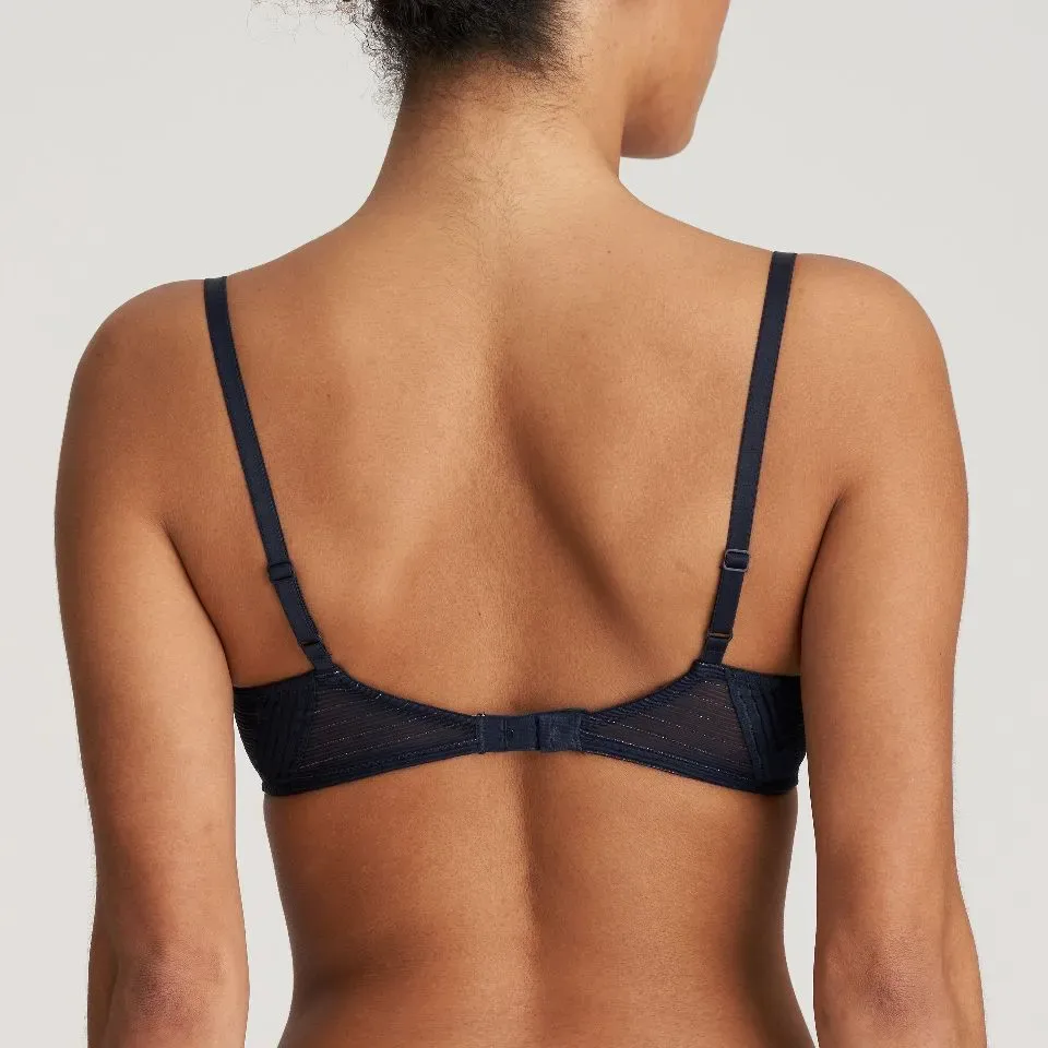 Marie Jo Tokuda: Balconet model, velvet bleu, europese maten  mjo.77