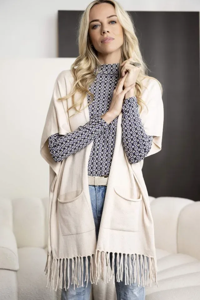Esqualo cardigan: light sand ( ESQ.257 )