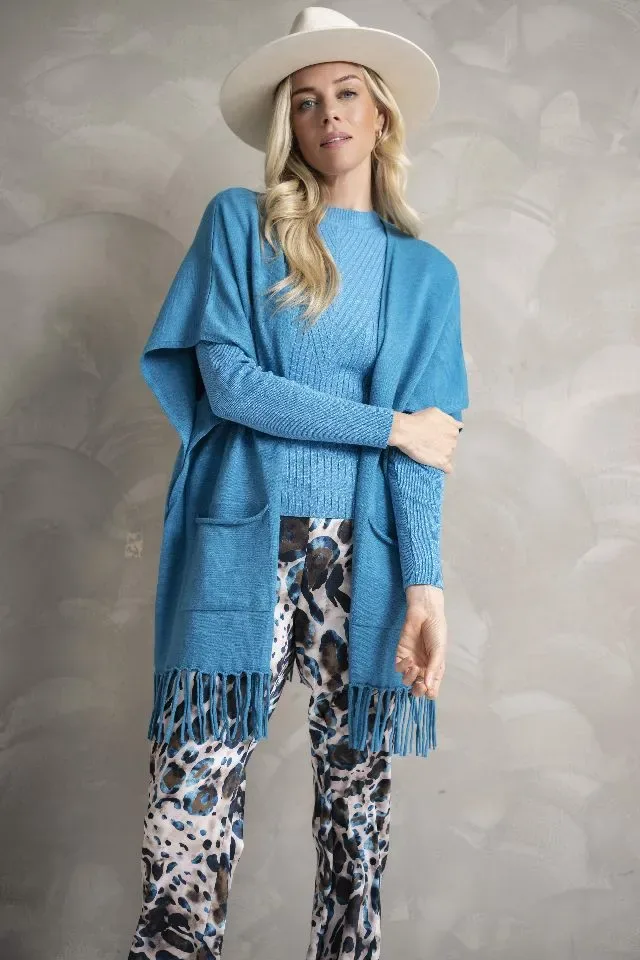 Esqualo cardigan: Petrol ( ESQ.258 )