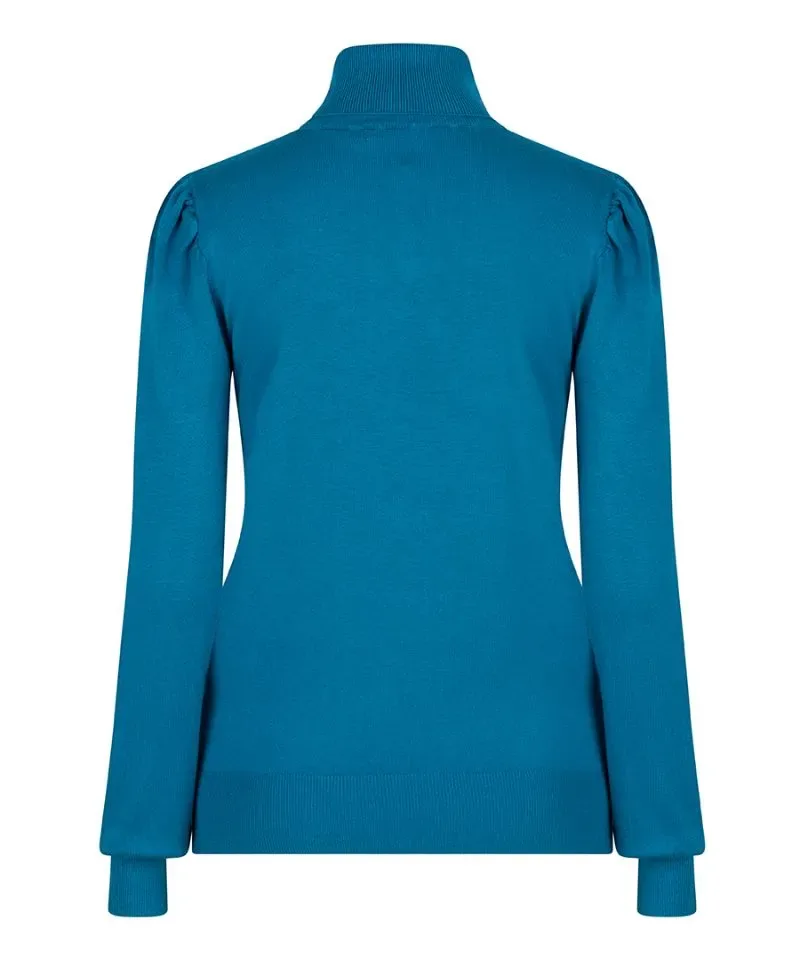 Esqualo sous pull: petrol kleur ( ESQ.260 )