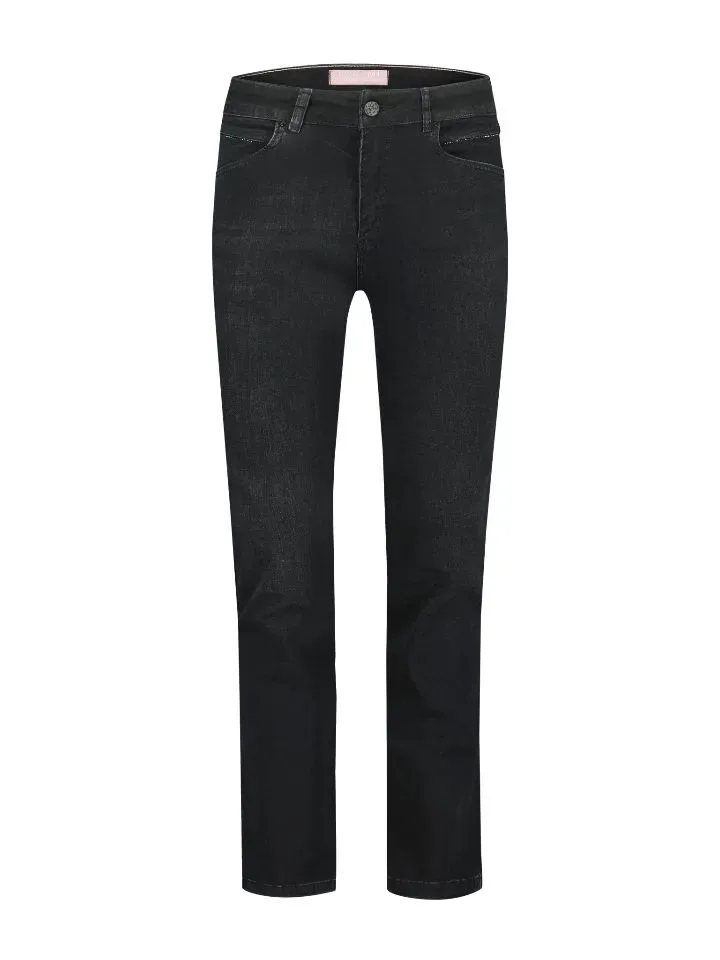 Para Mi Broek: Angie, Daily Denims Fancy, Used black ( PARA.287 )