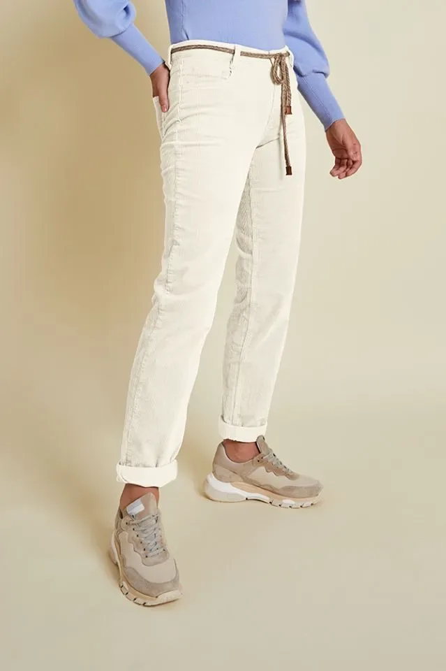 Para Mi Broek: Bobby, Vintage Conduroy ( ribfluweel ), Winter White ( PARA.121