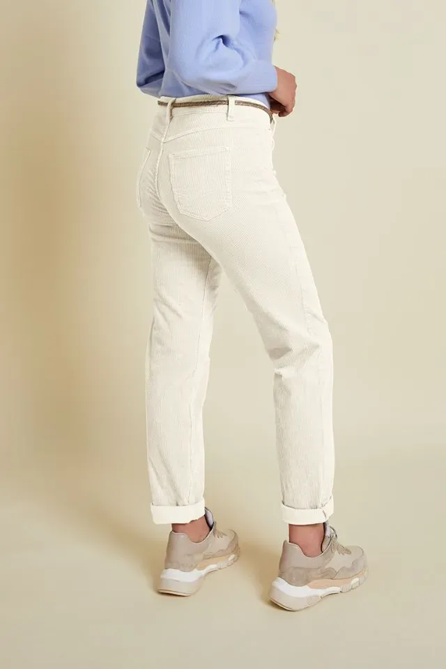 Para Mi Broek: Bobby, Vintage Conduroy ( ribfluweel ), Winter White ( PARA.121