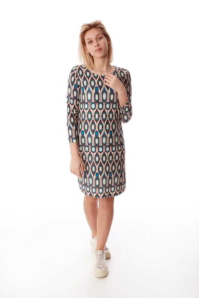 Diversa Kleed: Anna, 3/4 mouw, tot maat 52 ( DIV.707 )