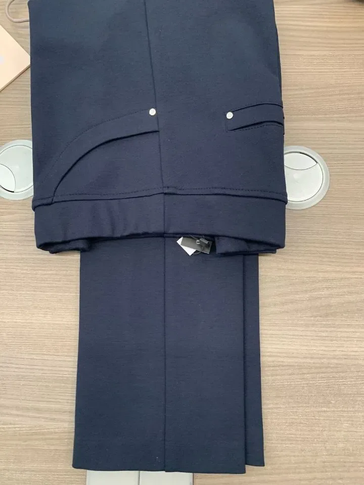 Diversa Dames broek: Calips, Elastiek in de lenden, Blauw ( DIV.713 )