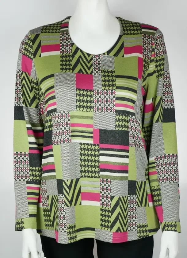 Mona Lisa Pull: Lange mouwen, ronde hals ( MONA.152 )