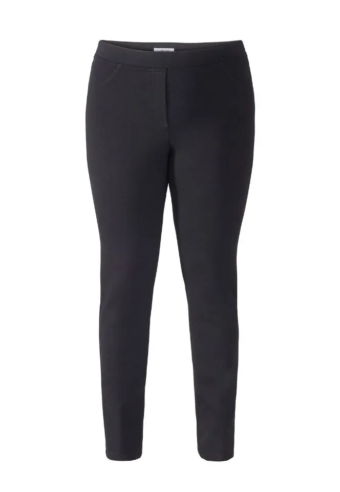 KJ BRAND Broek: Jenny, Donker blauw, elastiek in de lenden ( 23473/9800 ) ( BRA.290 )
