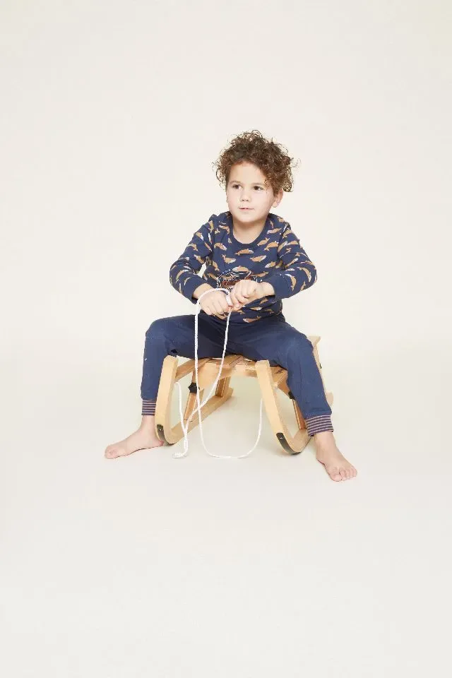 Charlie Choe Pyjama Jongens: Walvissen, katoen interlock ( CHOE.6 )