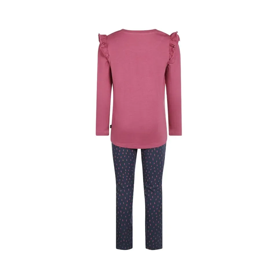 Charlie Choe Pyjama Meisjes: Cassis kleur, 100% katoen ( CHOE.7 )