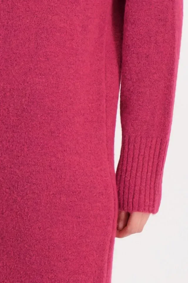Signe Nature gebreid kleedje: fushia ( Signe.1189 )