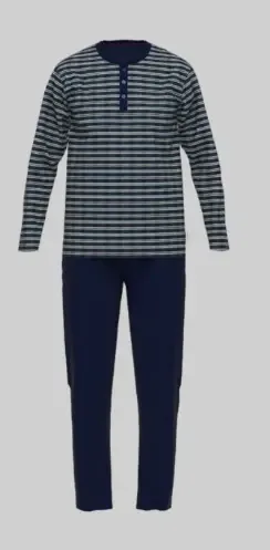 Ceceba Pyjama Heren: Badstof, warm tot 3XL ( CEC.1 )