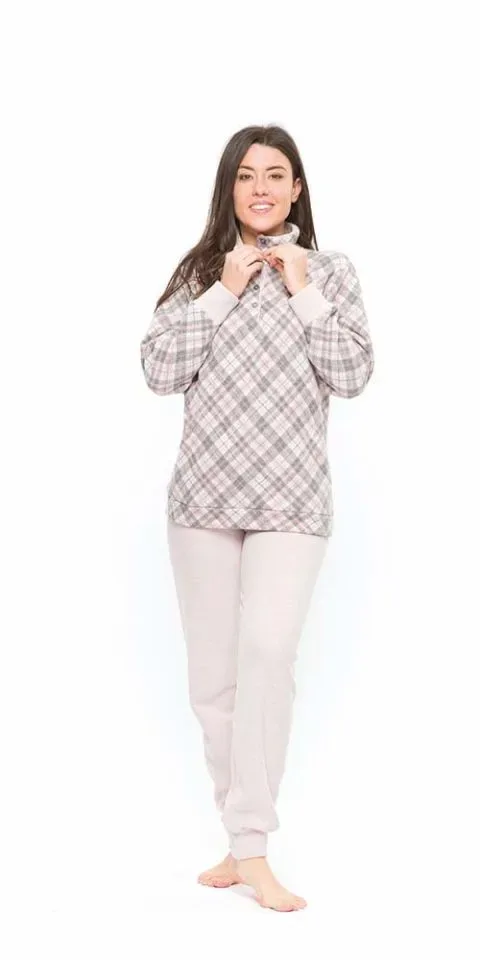 Gary Dames pyjama: Punto Milano, met kol, zeer warm ( GARY.83 )