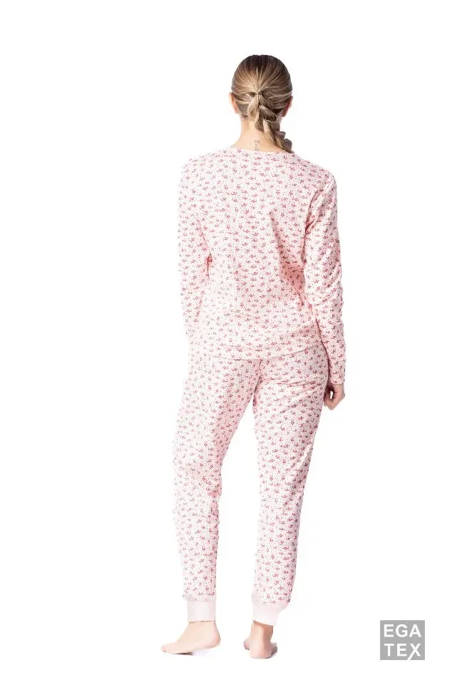 Egatex Dames pyjama: Interlock, tot 3 XL ( EGA.367 )
