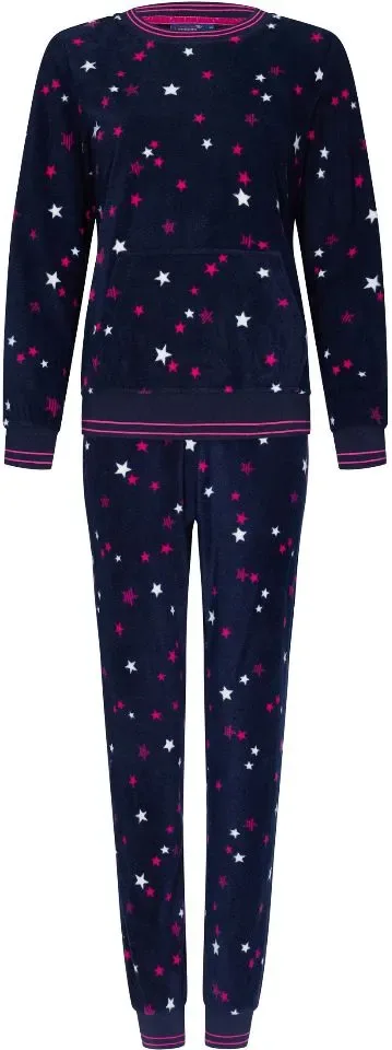 Pastunette Rebelle Meisjes pyjama: Sterren, donker blauwe ( PAS.8 )