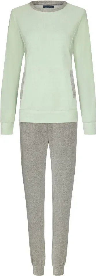 Pastunette dames pyjama: Velours, buidelzak ( PAS.9 )