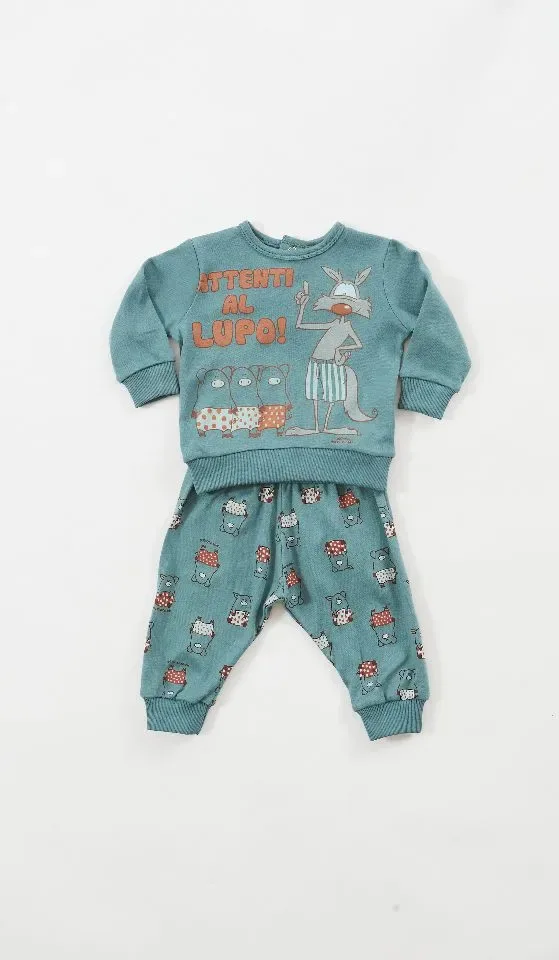Happy People Pyjama Jongens: Biggen motief, interlock ( HAP.113 )