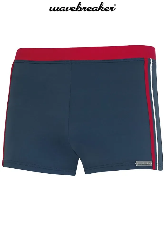 Wavebreaker heren zwemshort: Blauw, Aansluitend model ( WAVE.8 )