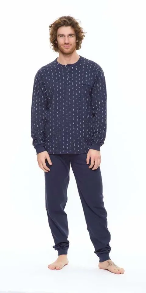 Gary Heren pyjama: Schaakmotief, Interlock ( GARY.86 )