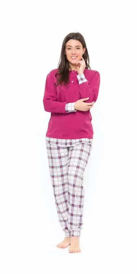 Gary Dames Pyjama: Interlock, carree broek ( GARY.90 )