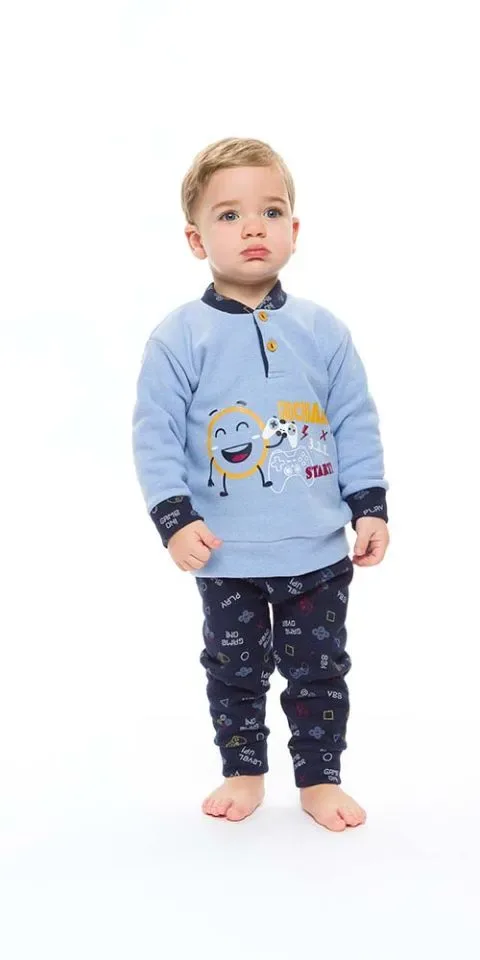 Gary baby jongens Pyjama: Punto Milano, zeer warm ( GARY.96 )