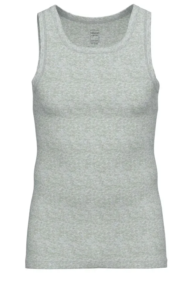 Ammann Heren Singlet: Gots Athletic Shirt, Wit / blauw / zwart of grijs ( AMM.581 / AMM.582 / AMM.583 / AMM.584 )